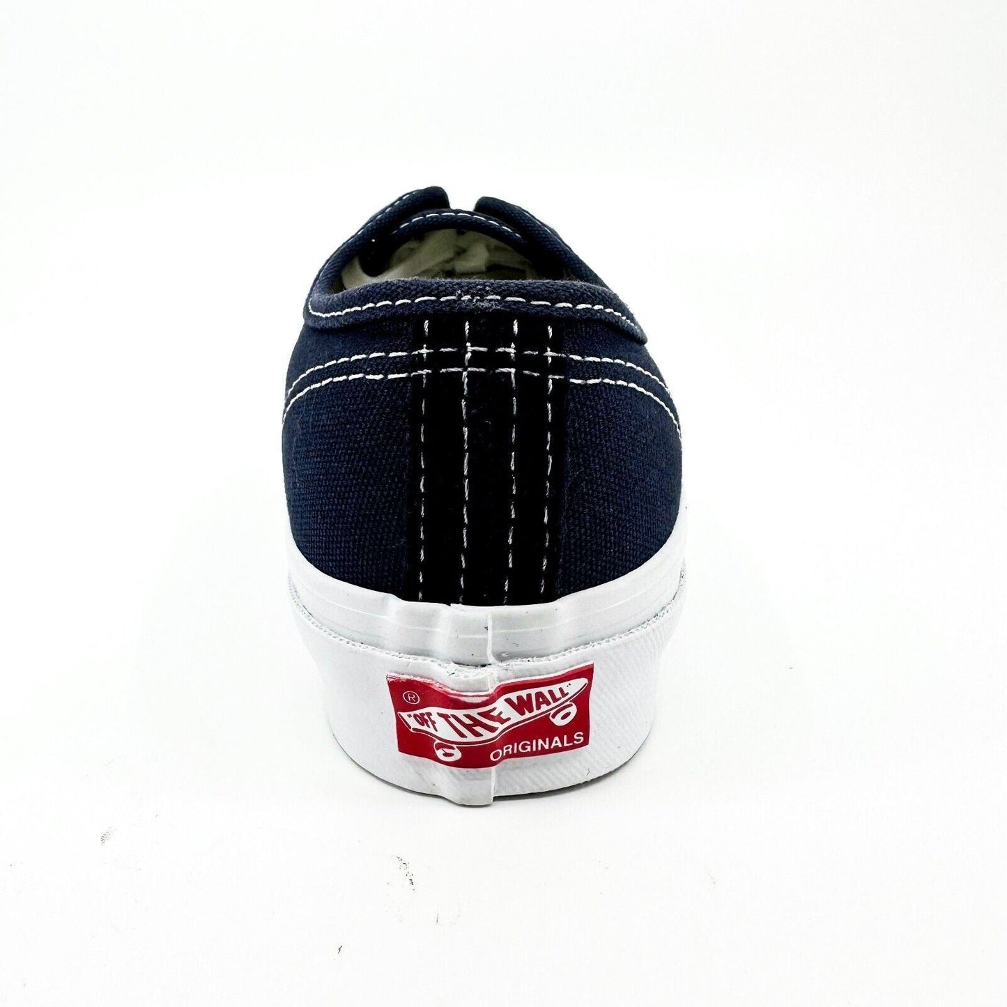 Vans Vault OG Authentic LX (Canvas) Navy Blue White Womens Casual Sneakers
