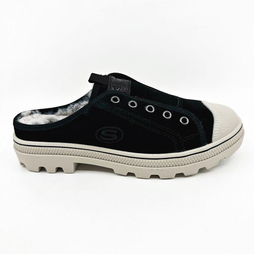 Skechers Roadies Cozy Goes Black Womens Size 6 Comfort Slip On Shoes