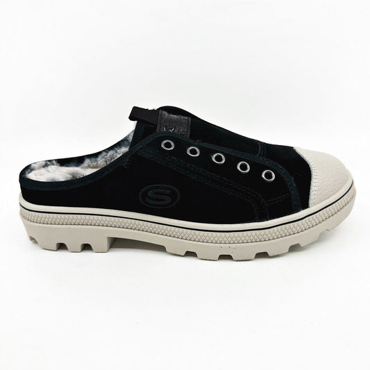 Skechers Roadies Cozy Goes Black Womens Size 6 Comfort Slip On Shoes
