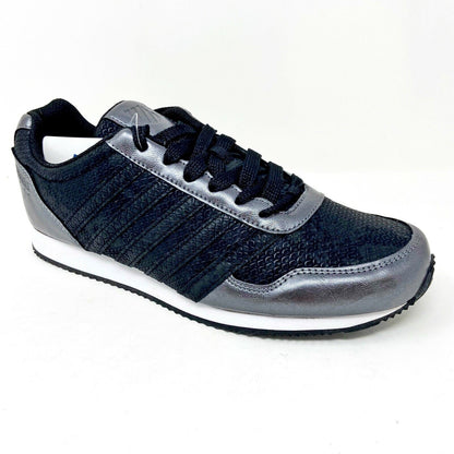 K-Swiss New Haven Snake CMF Black White Womens Size 8.5 Sneakers 95115 002