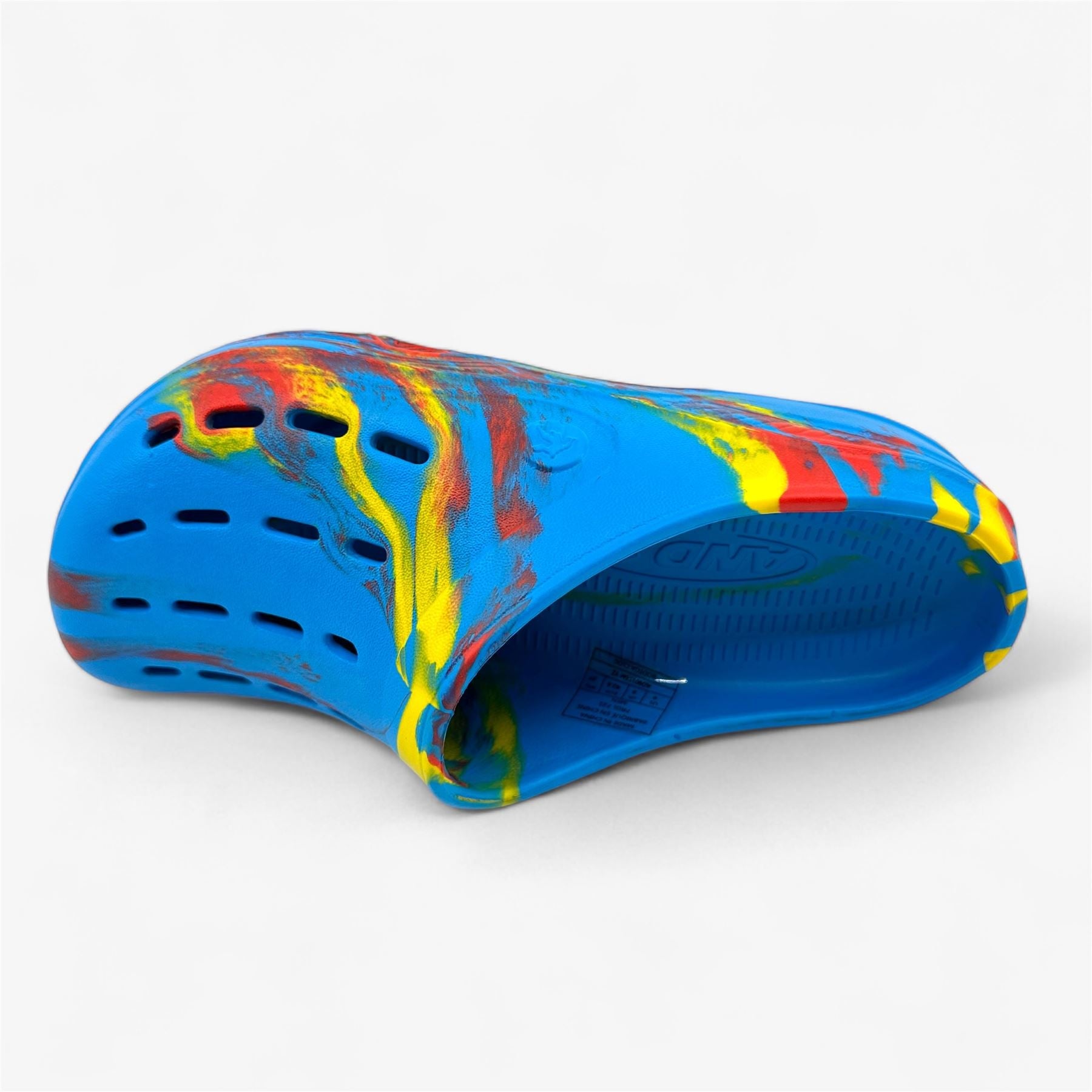 AND1 Bodega Clog Yellow Multicolor Mens Sandal Slip-On