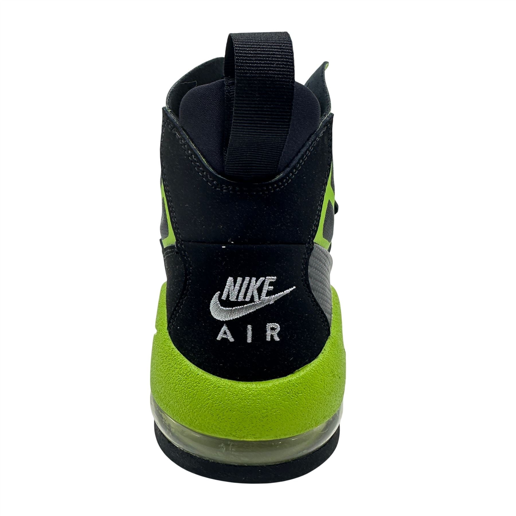 Nike Air Max Express Black Metallic Silver Green Mens Size 11 Athletic Sneaker