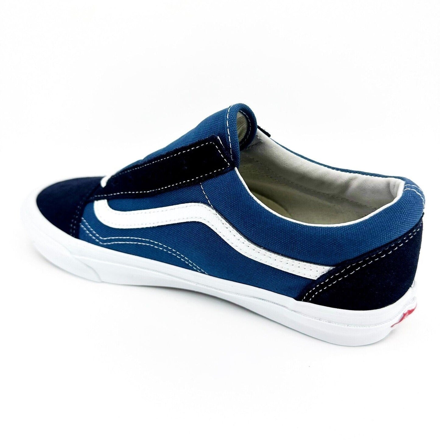 Vans Vault OG Old Skool LX (Suede Canvas) Navy STV Navy Womens Shoes