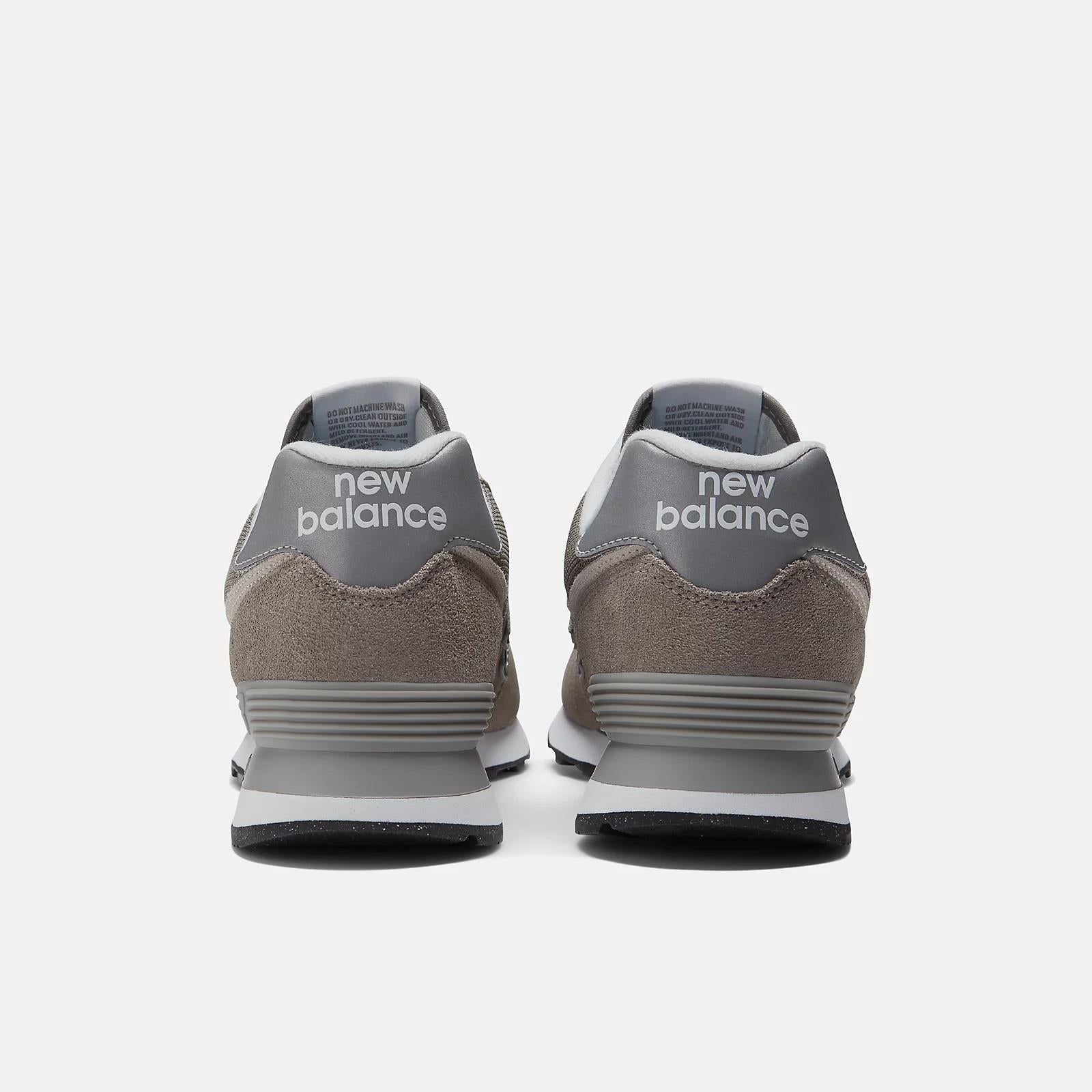 Women's Wide Fit New Balance ML574EVG Walking/Running Trainers - Exclusive - Grey ENCAP
