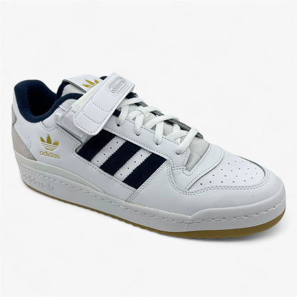 Adidas Forum Low White Navy Gum Mens Athletic Sneaker
