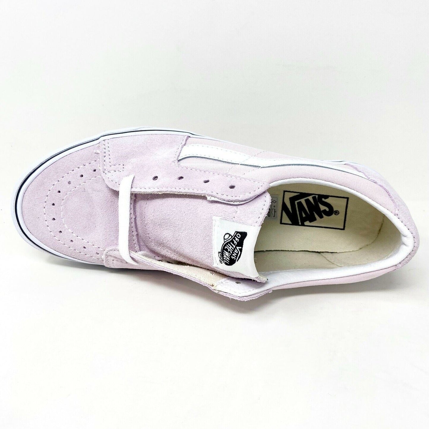 Vans SK8 Low Orchid Ice True White Womens Suede Casual Shoes Sneakers