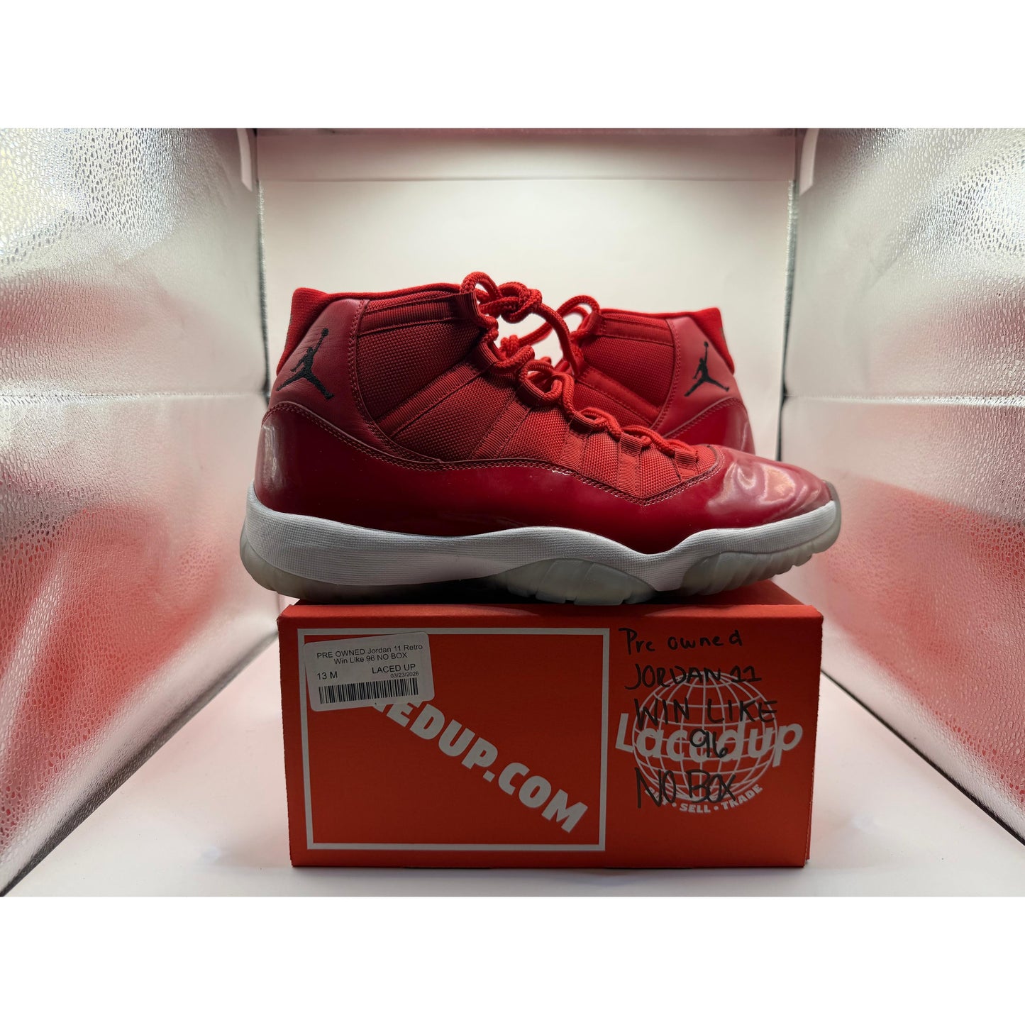 PRE OWNED Jordan 11 Retro Win Like 96 NO BOX
