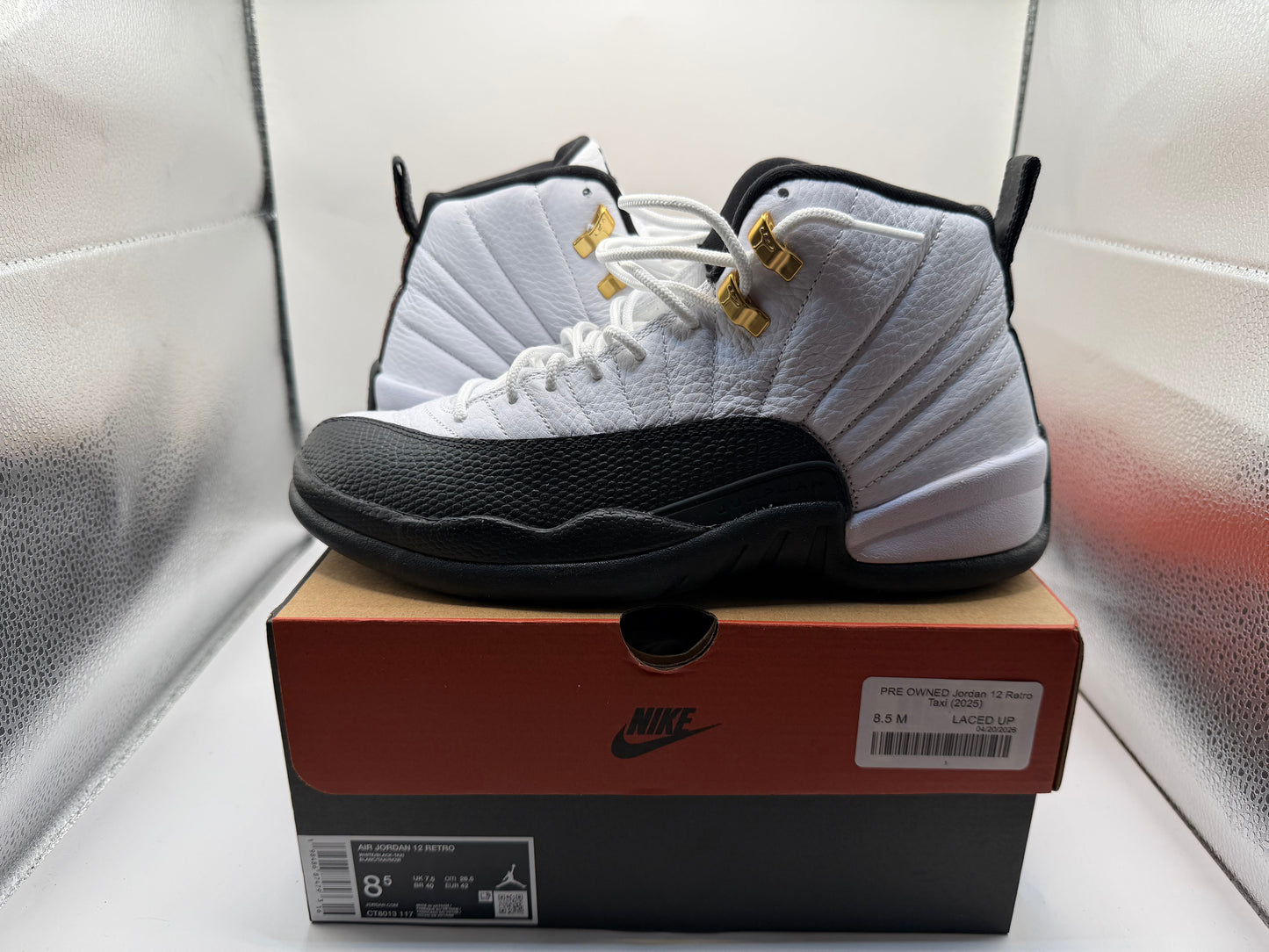 PRE OWNED Jordan 12 Retro Taxi (2025)