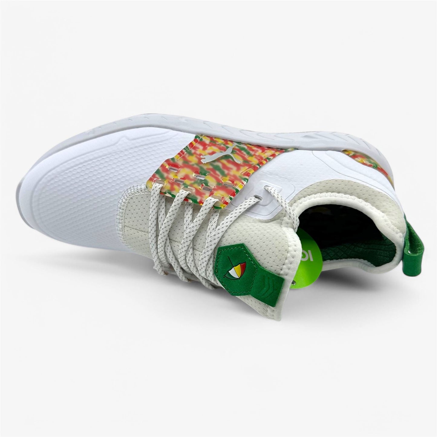 PUMA Ignite Articulate Palmer Camo White Amazon Green Mens Size 7.5 Golf Shoes