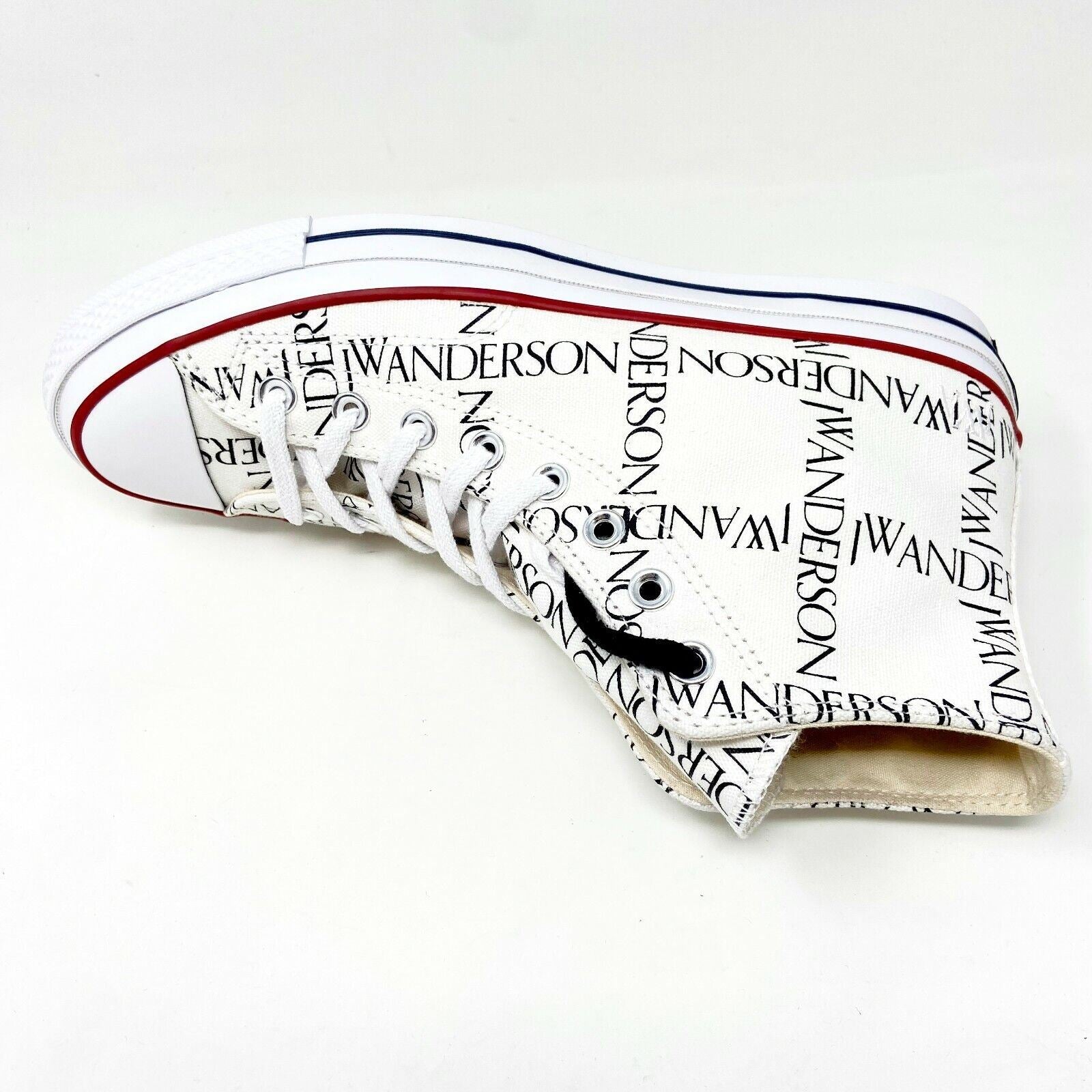 Converse Chuck 70 Hi Grid JW Anderson White Black 160808C Womens Size 7.5