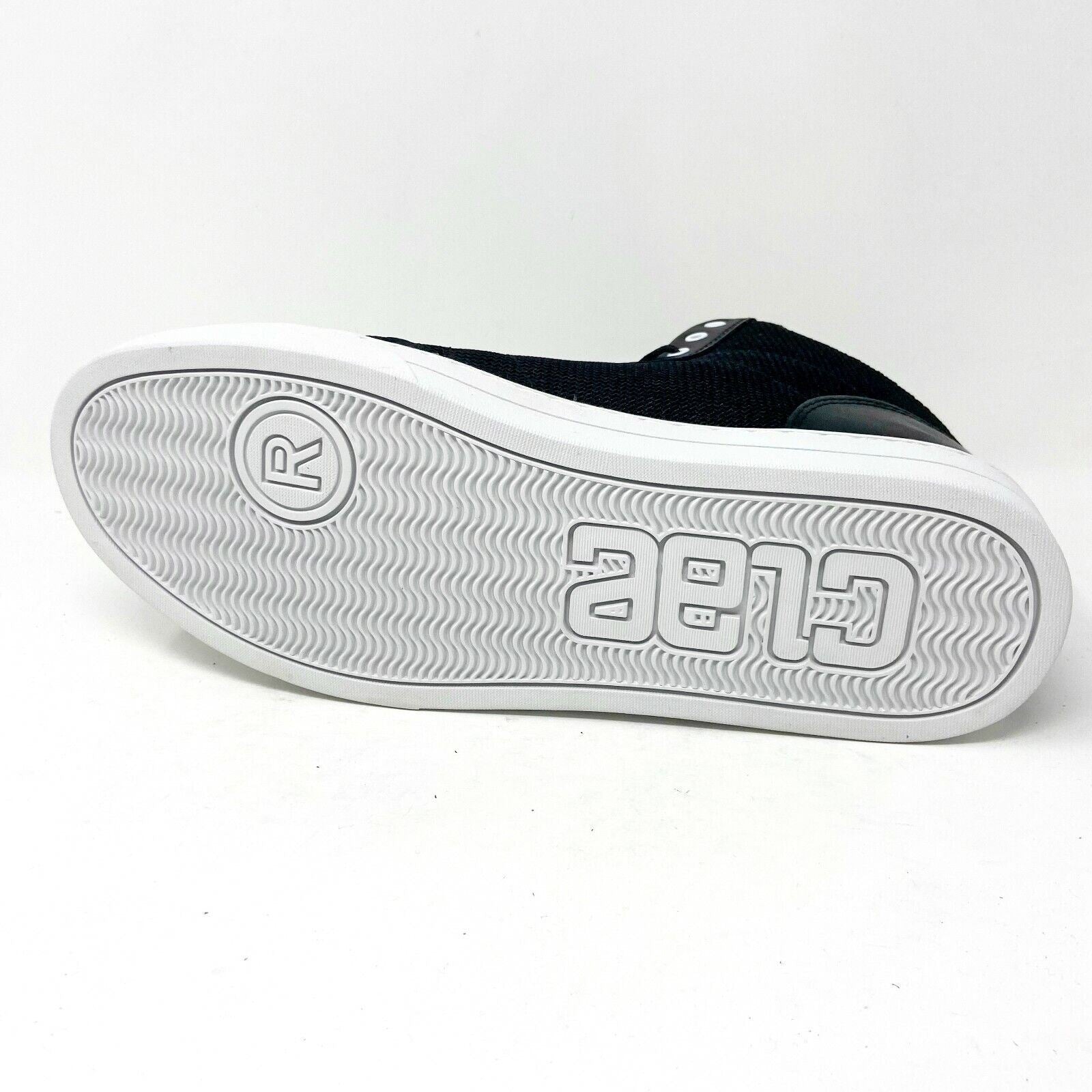 Clae Russell 07 Black Leather Mesh Mens Premium Casual Shoes