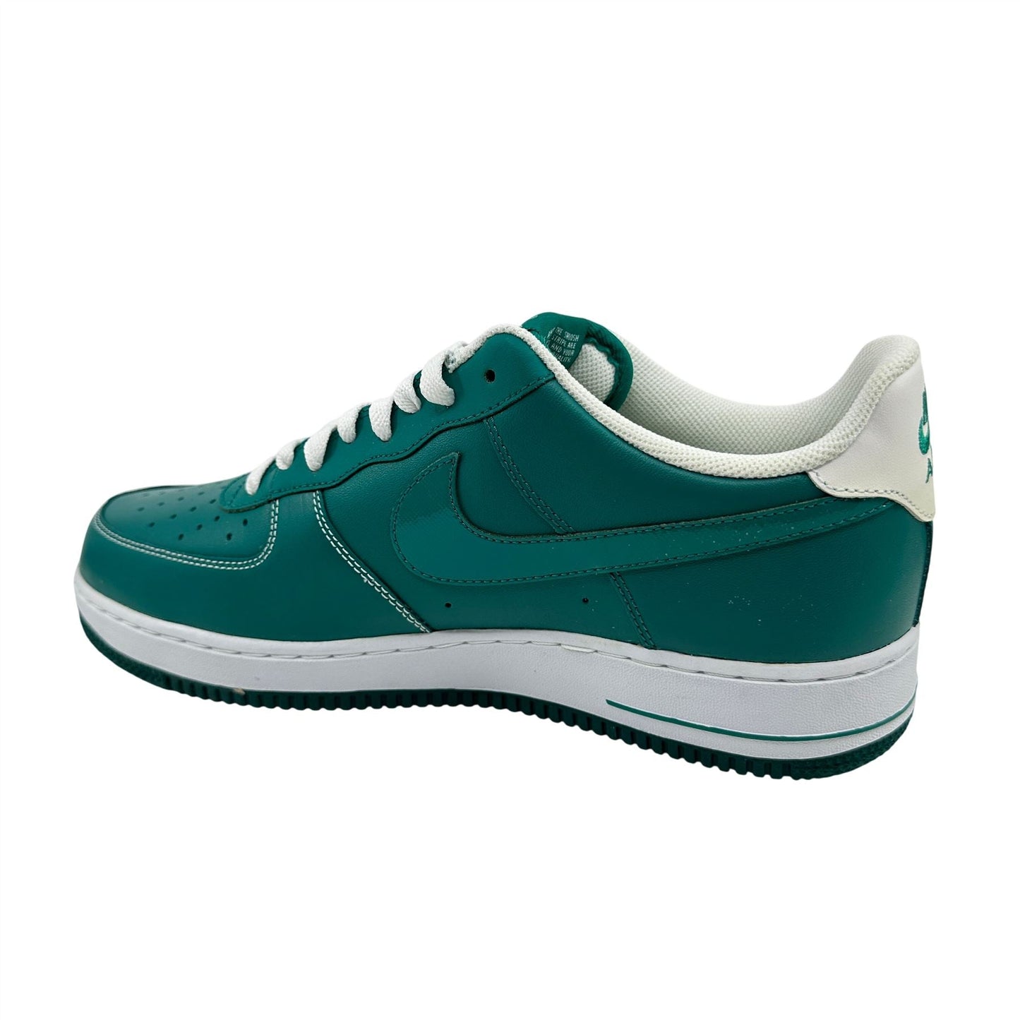 Nike Air Force 1 Lush Teal White Mens Athletic Sneaker