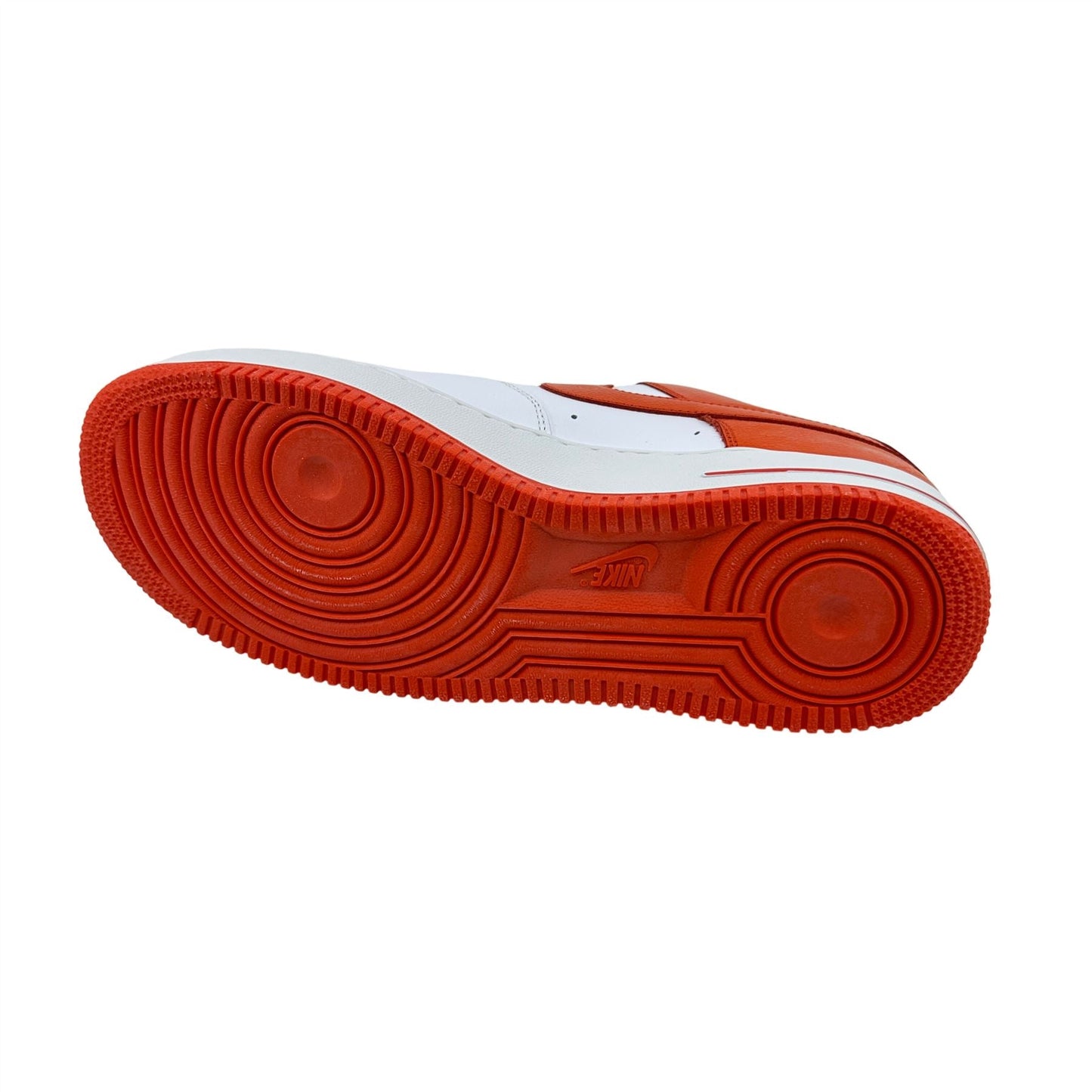 Nike Air Force 1 '07 White Team Orange Mens Athletic Sneaker