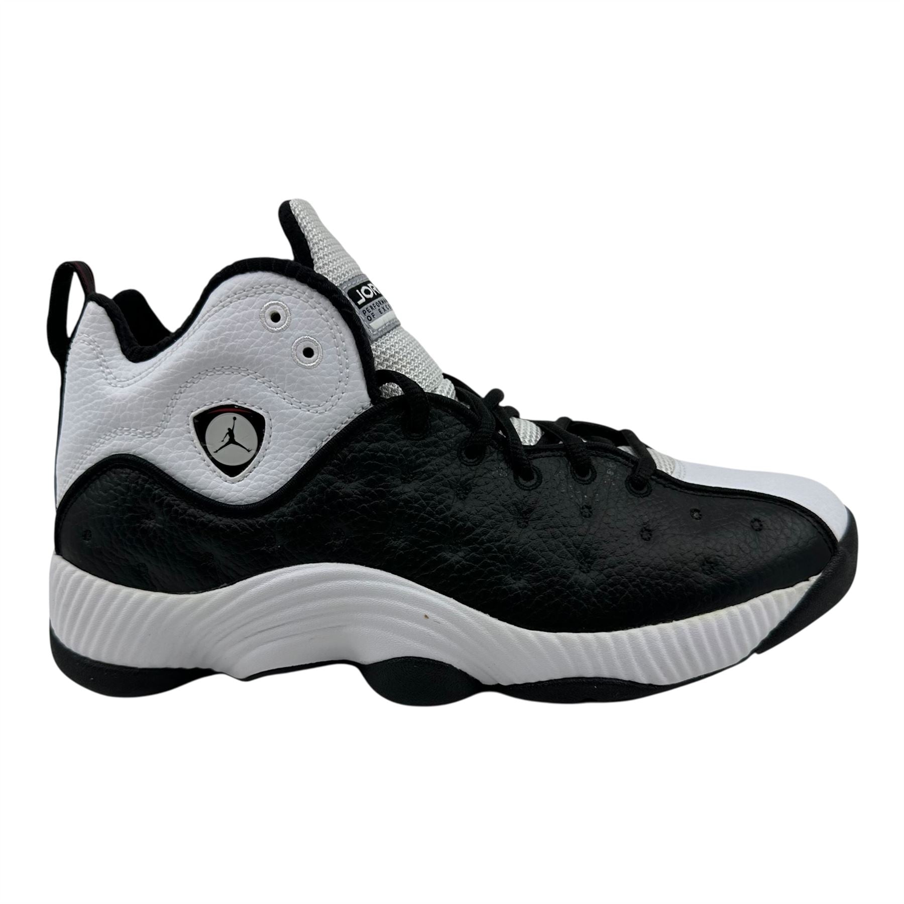 Jordan Jumpman Team II Black White Varsity Red Mens Athletic Sneaker