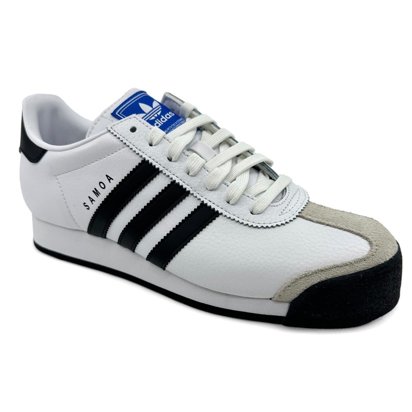 Adidas Samoa White Black Mens Athletic Sneakers