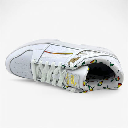 PUMA x Arnold Palmer Slipstream G White Speed Yellow Mens Waterproof Golf Shoes