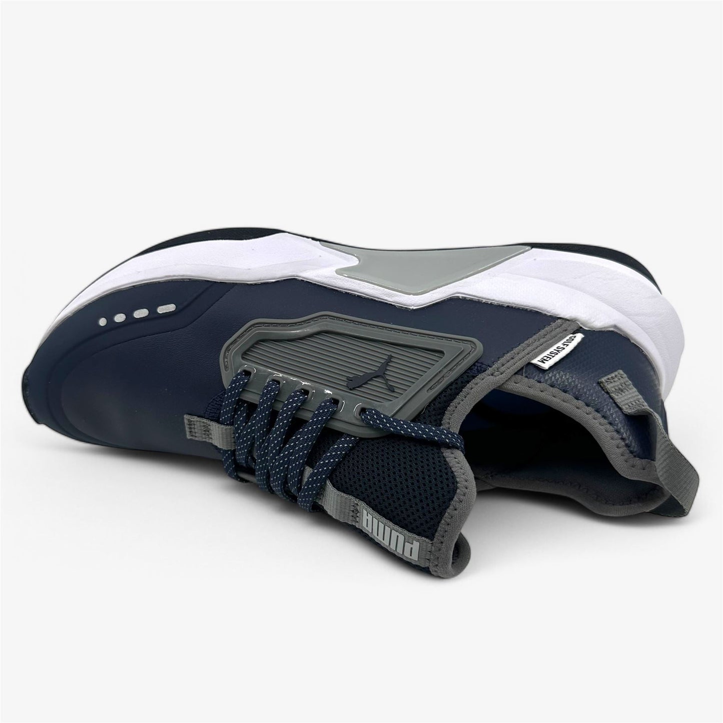 PUMA GS One Navy Quiet Shade Mens Waterproof Golf Shoes