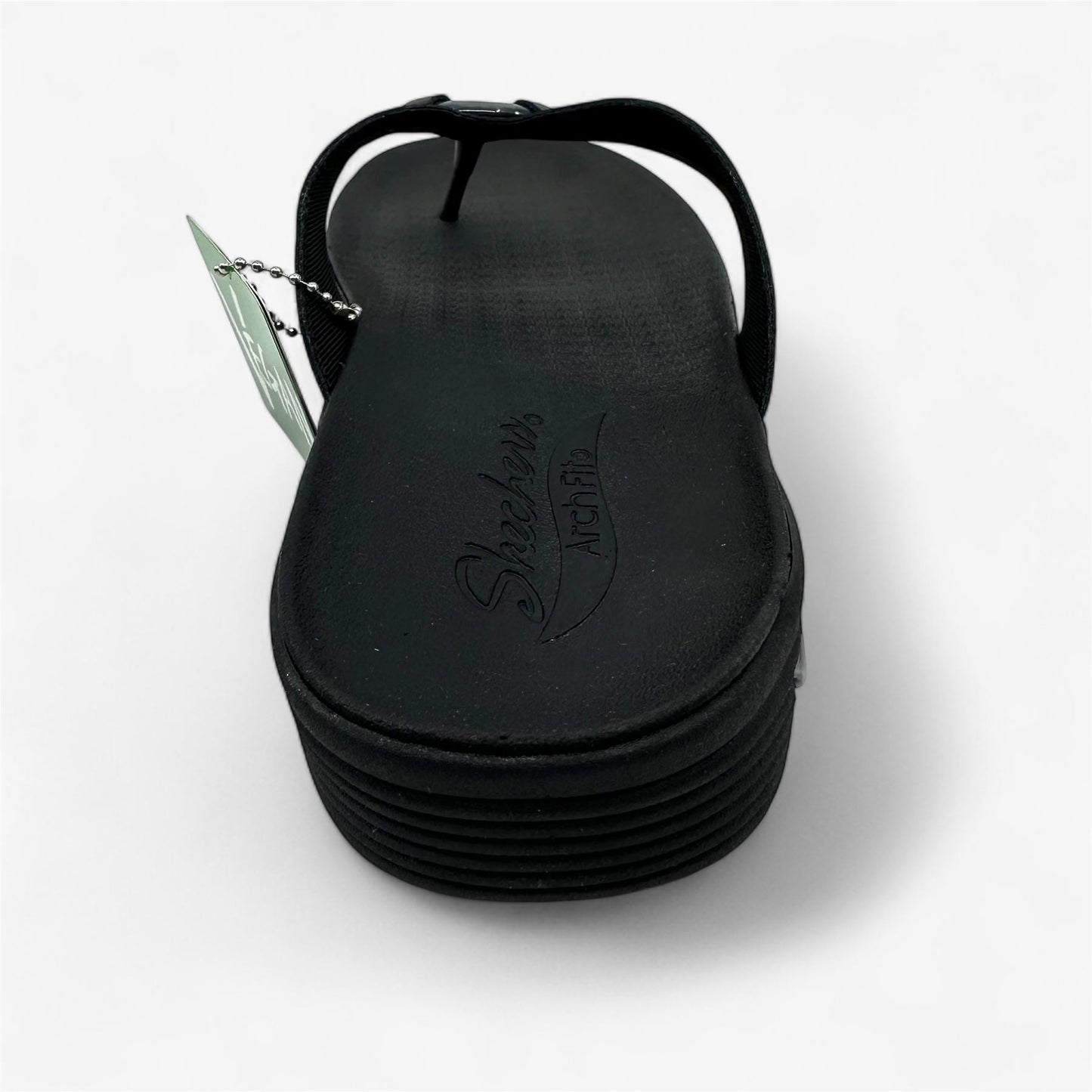 Skechers Arch Fit Maui Summer Fun Black Womens Sandal Thong