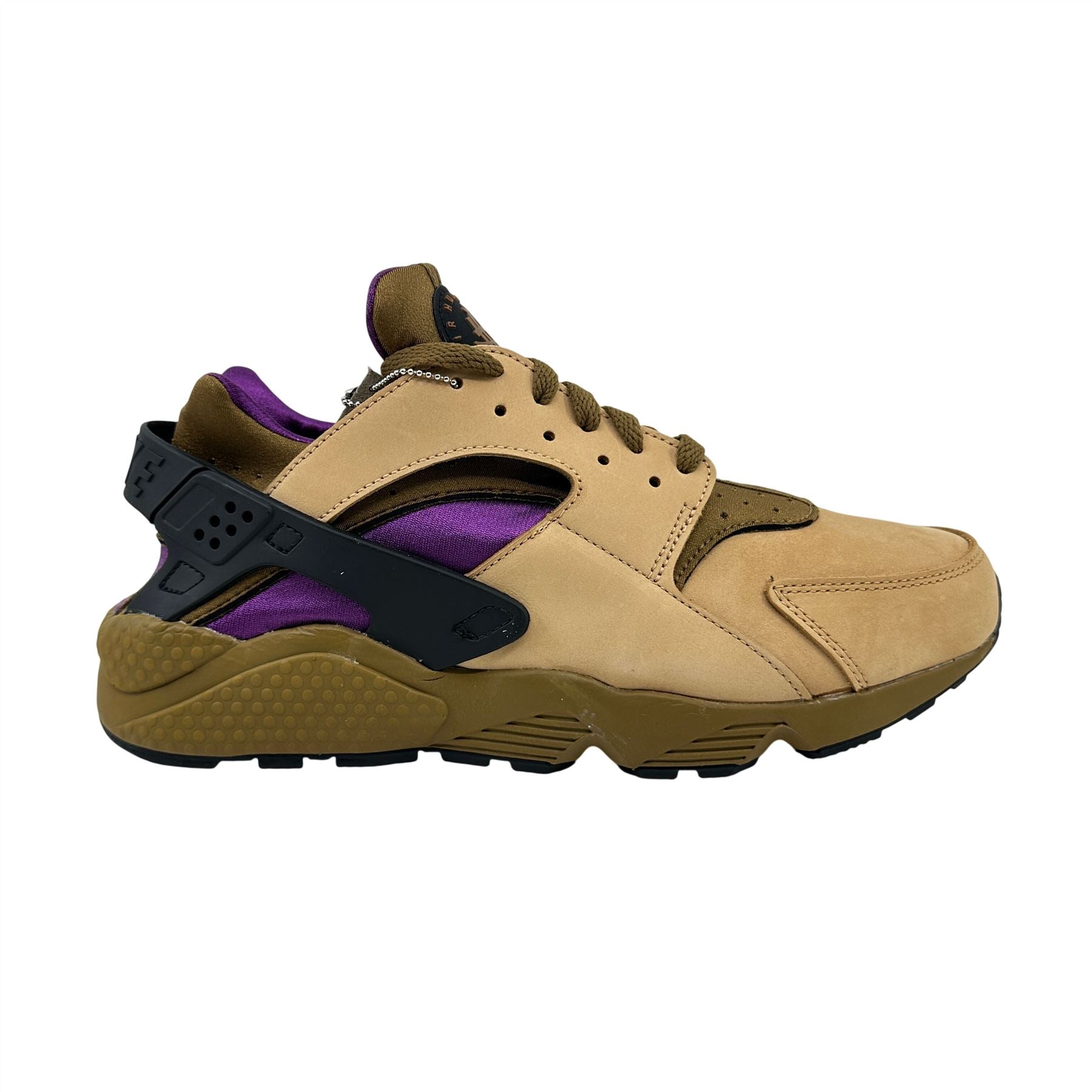 Nike Air Huarache Praline Umber Vine Black Mens Athletic Sneaker