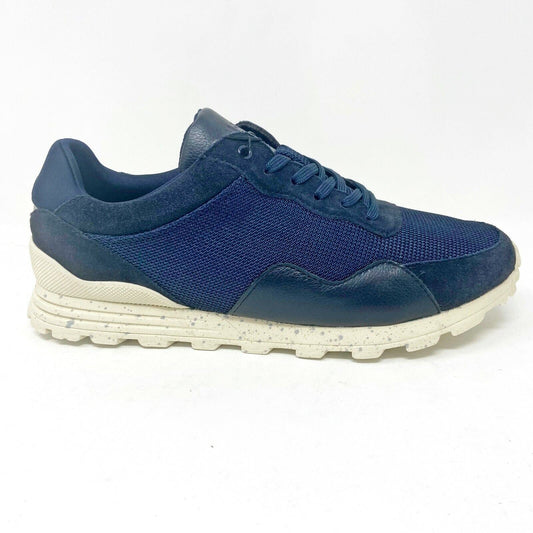 Clae Hoffman Navy Suede Mesh Mens Size 8.5  Premium Casual Sneakers