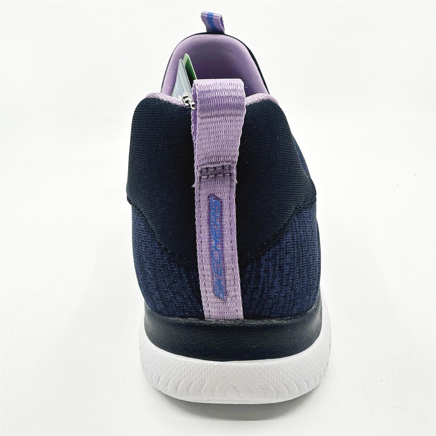 Skechers Summits Fresh Impression Navy Lavender Womens  Slip On Sneakers