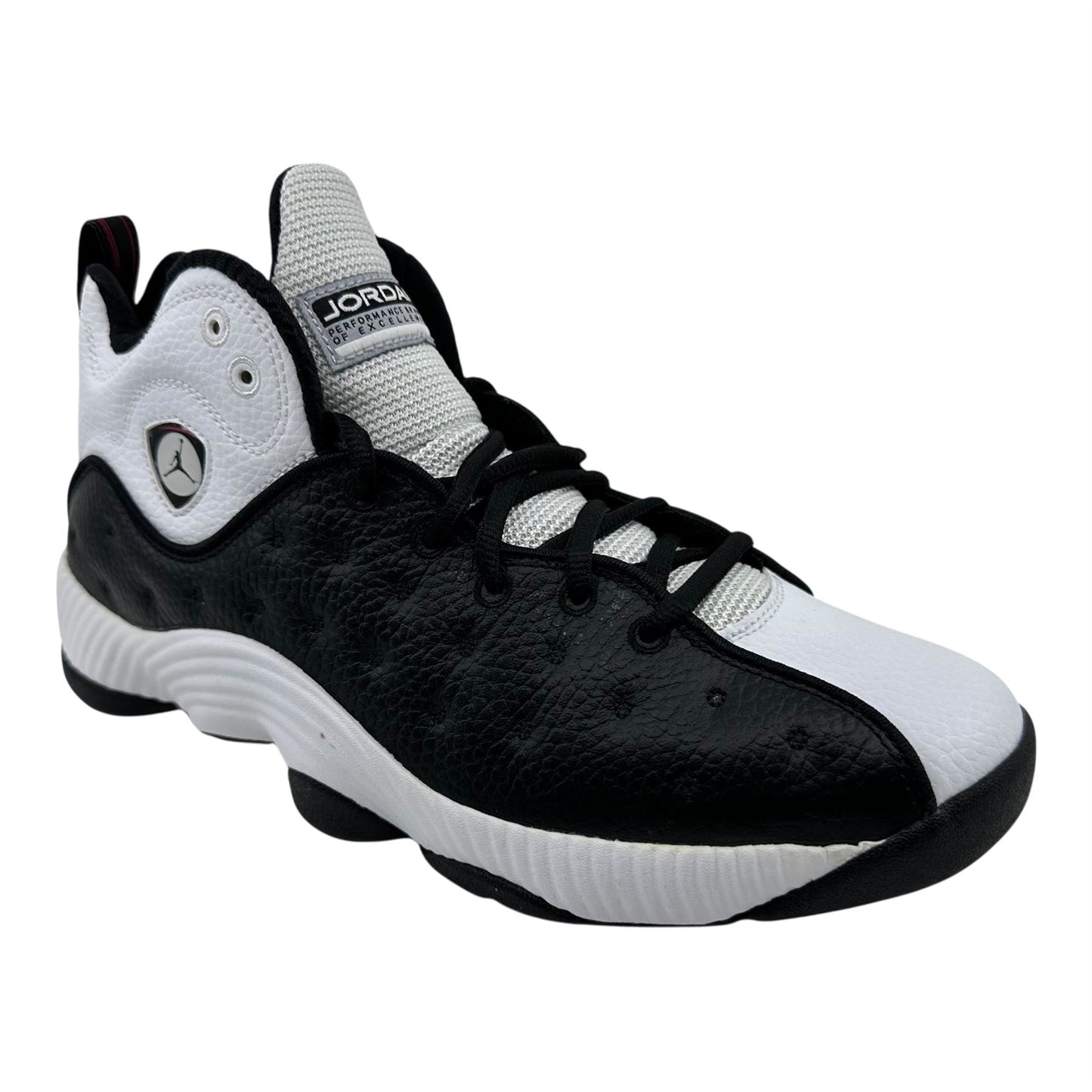 Jordan Jumpman Team II Black White Varsity Red Mens Athletic Sneaker
