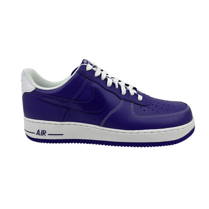 Nike Air Force 1 Court Purple White Mens Athletic Sneaker