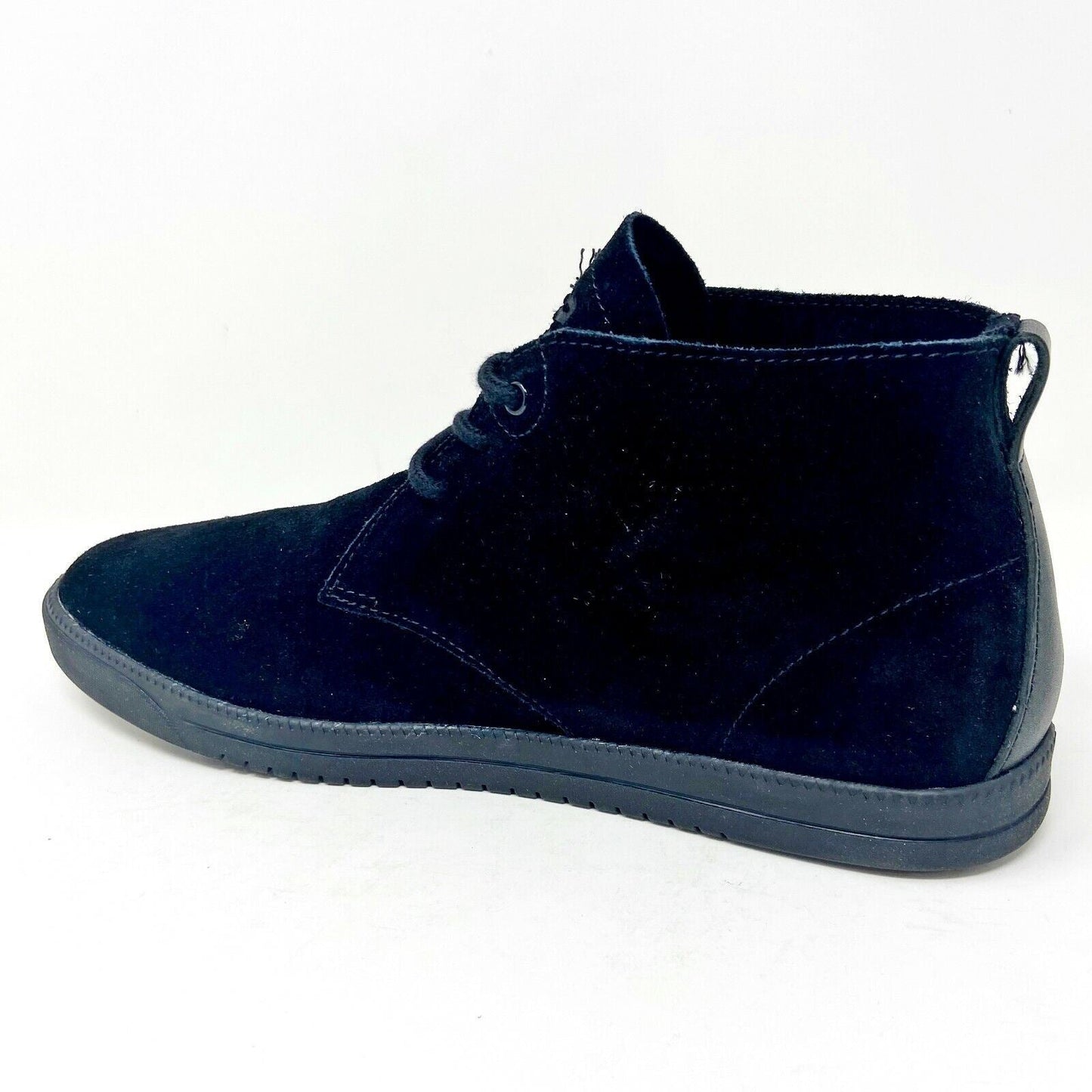 Clae Strayhorn Unlined Black Black Suede Mens Premium Casual Sneakers