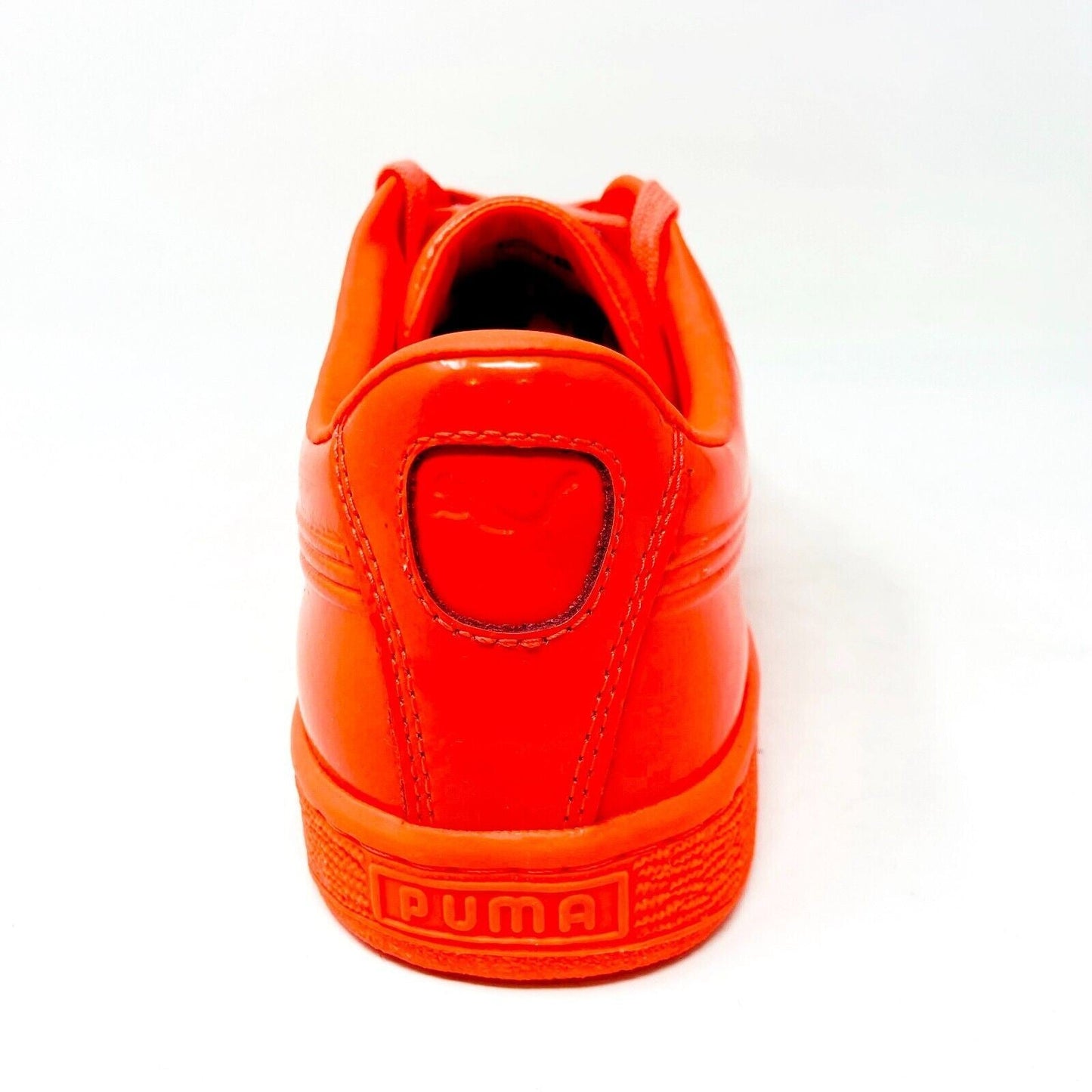 Puma Basket Classic Patent Emboss Red Blast Mens Casual Shoes 362035 01