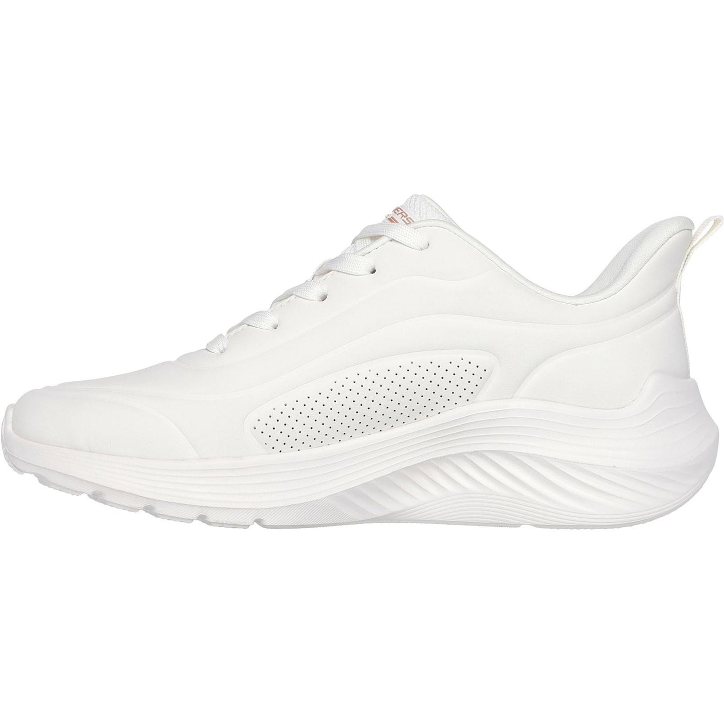 Women's Wide Fit Skechers 117485 Bobs Sport Squad Waves Just Wading Trainers