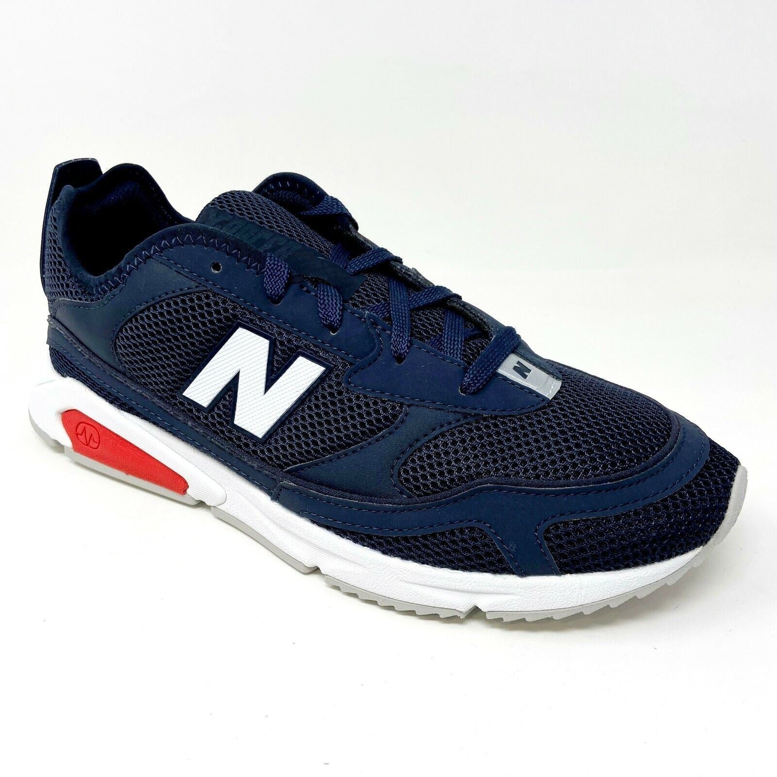 New Balance X-Racer Navy White Red Abzorb Mens Atheltic Sneakers MSXRCJL