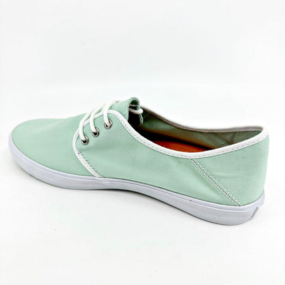 VANS Tazie SF Gossamer Green White Sneakers Womens Size 9.5
