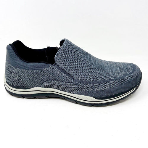 Skechers Expected Gomel Gray Mens Size 8 Relaxed Fit Memory Foam Sneakers