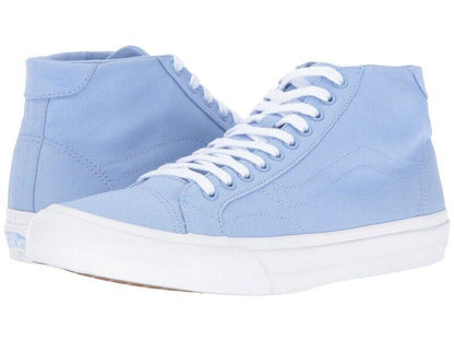 VANS Court Mid (Canvas) Serenity Baby Blue White Sneakers Womens Size 5.5