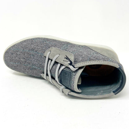 Clae McQueen Charcoal Deep Navy Mens Mid Premium Casual Sneakers