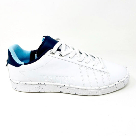 K-Swiss Court 66 CC White Outer Space Mens Size 9.5 Casual Sneakers 07278 180