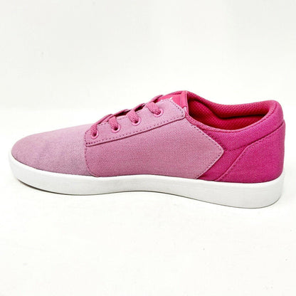 Supra York Low Pink Fade White Mens Size 5 Skateboard Sneakers 58228 693