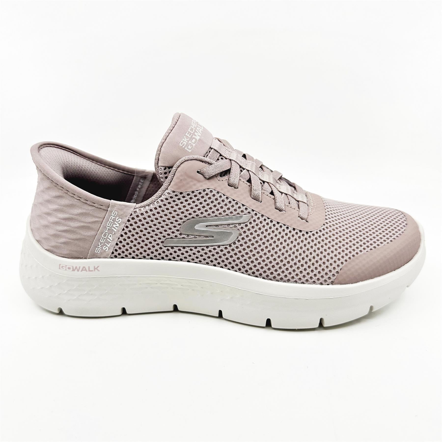 SKECHERS Go Walk Flex Grand Entry Mauve Womens  Slip On Sneakers