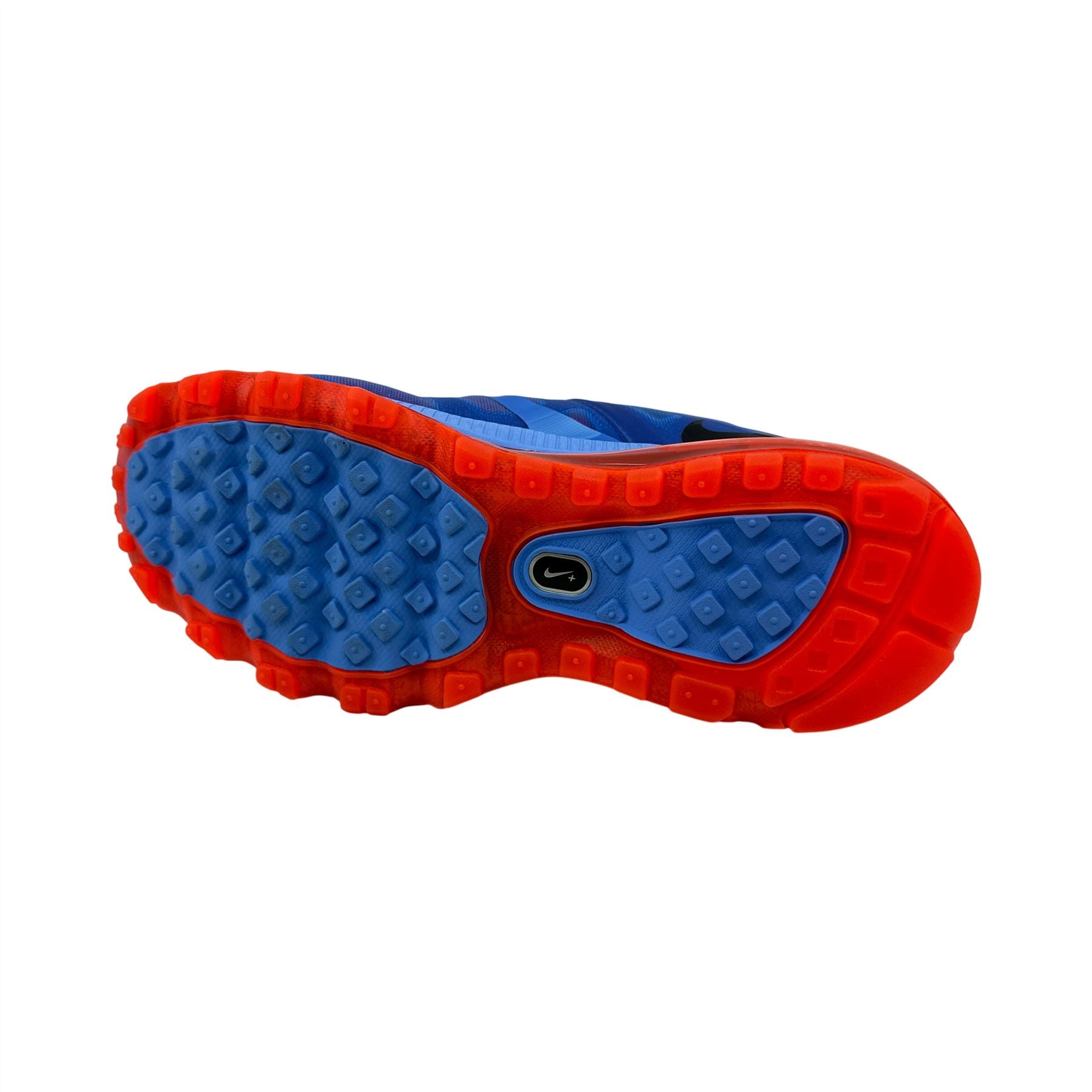 Nike Air Max+ 2012 Blue Bright Crimson Red Womens Athletic Sneaker