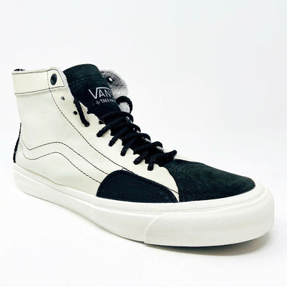 Vans Vault Taka Hayashi Sk8 Hi LX Black Marshmallow Mens Leather Sneakers