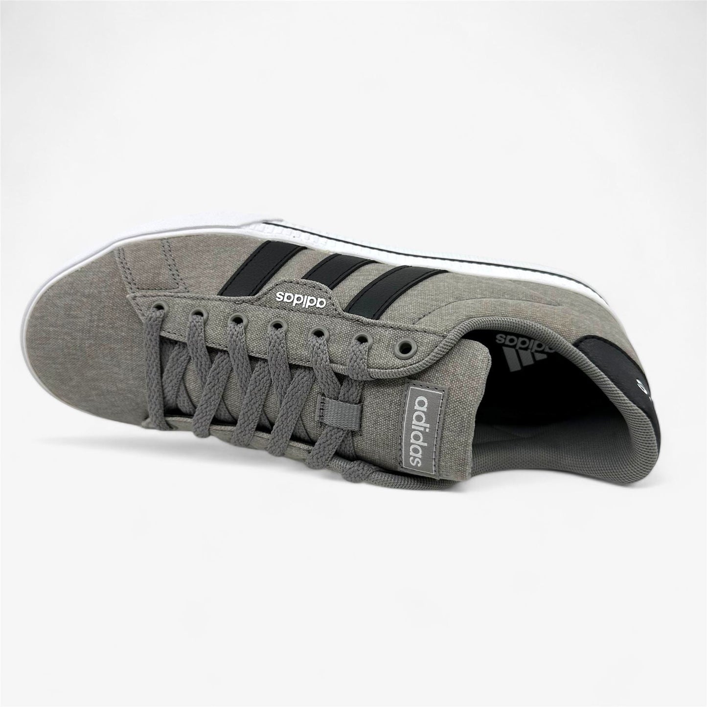 Adidas Daily 3.0 Dove Grey Core Black Mens Size 8.5 Athletic Sneaker