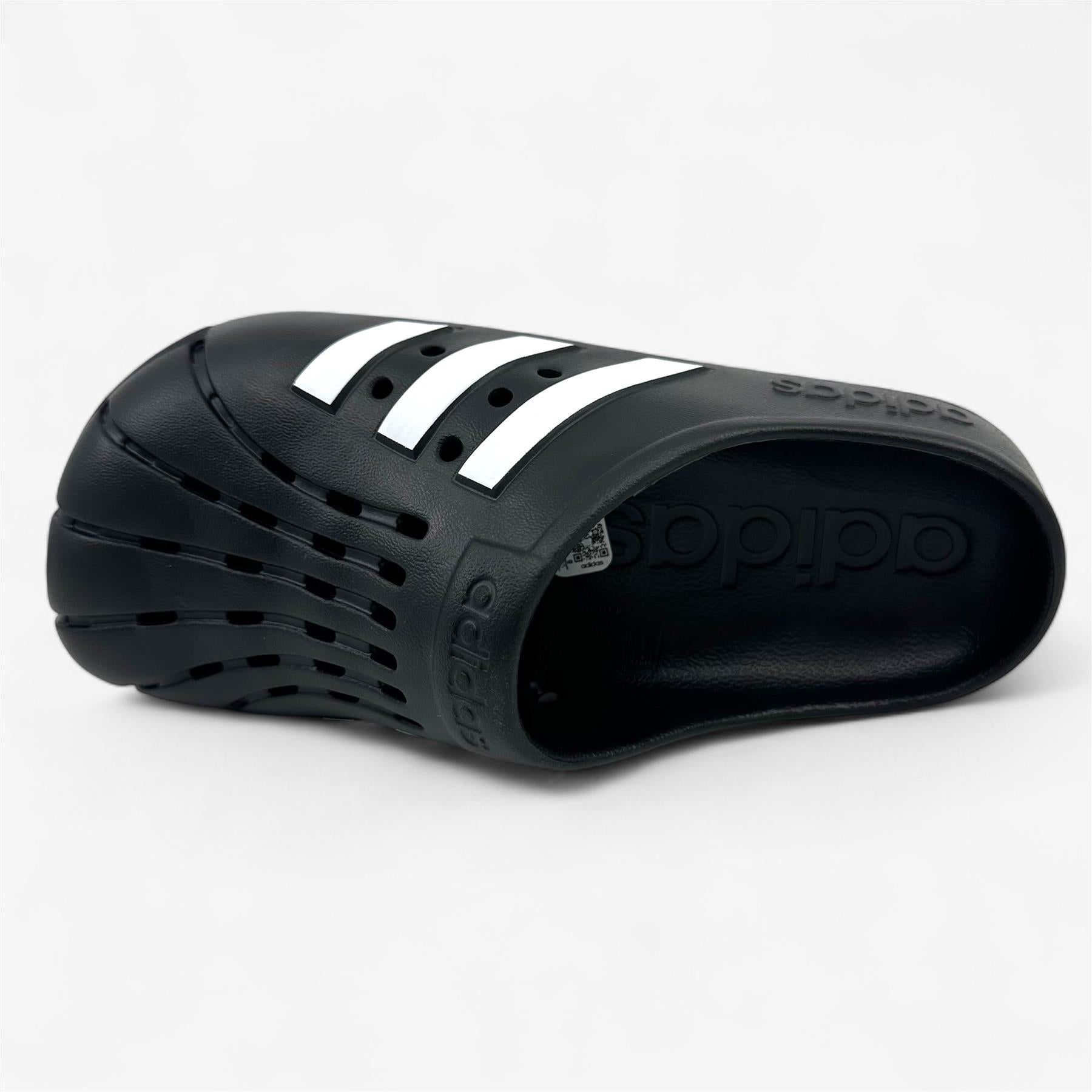 Adidas Adilette Clog Black White Mens Casual Clog