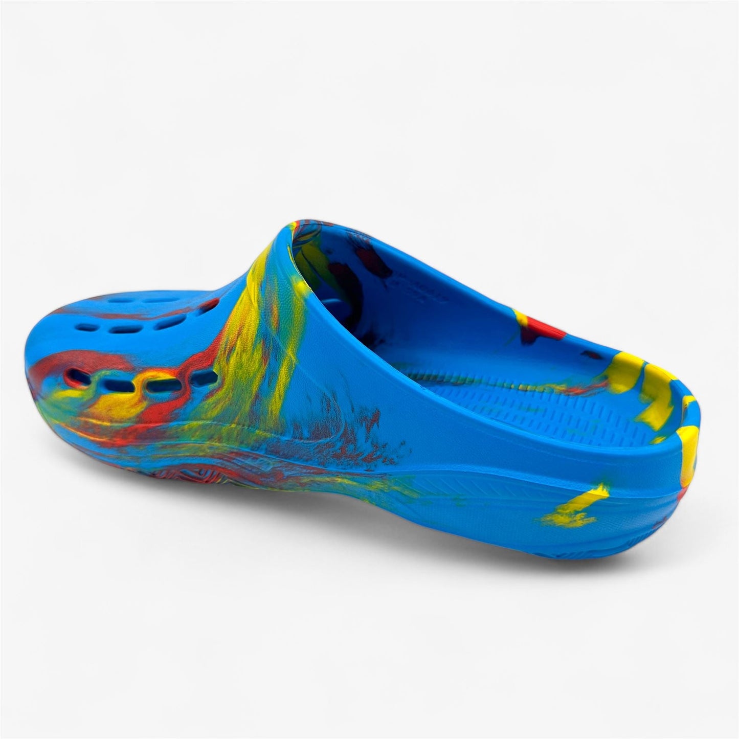 AND1 Bodega Clog Yellow Multicolor Mens Sandal Slip-On