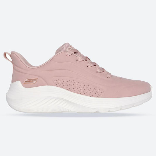 Women's Wide Fit Skechers 117485 Bobs Sport Squad Waves Just Wading Trainers