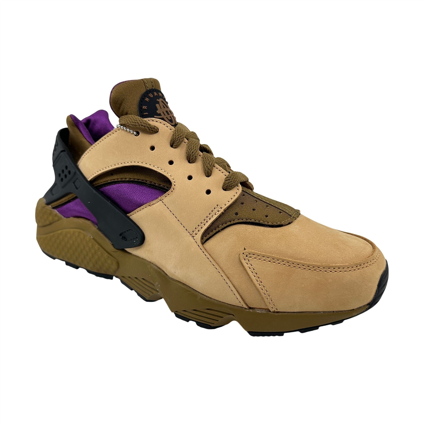 Nike Air Huarache Praline Umber Vine Black Mens Athletic Sneaker