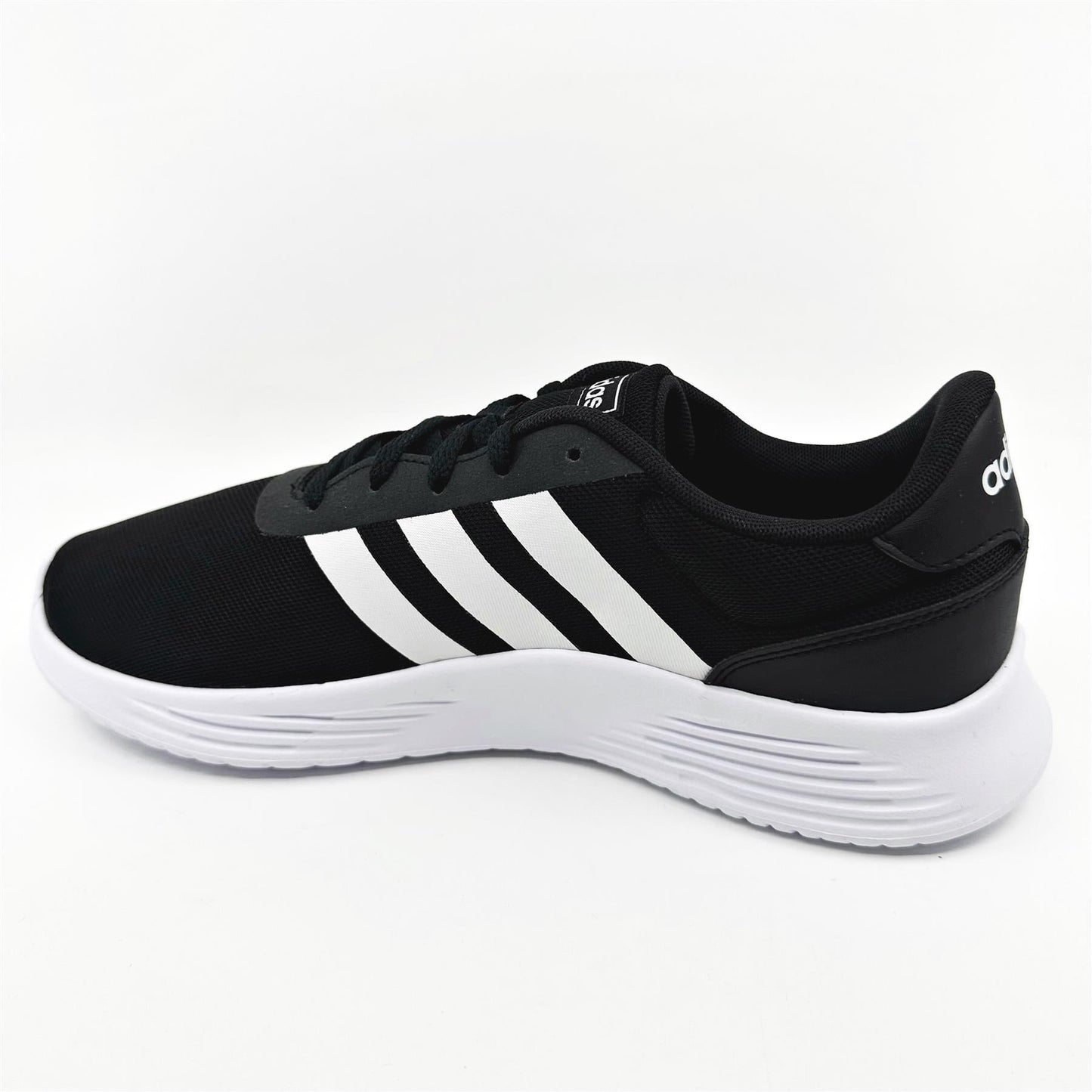 Adidas Lite Racer 2.0 Core Black Core White Mens Athletic Sneakers