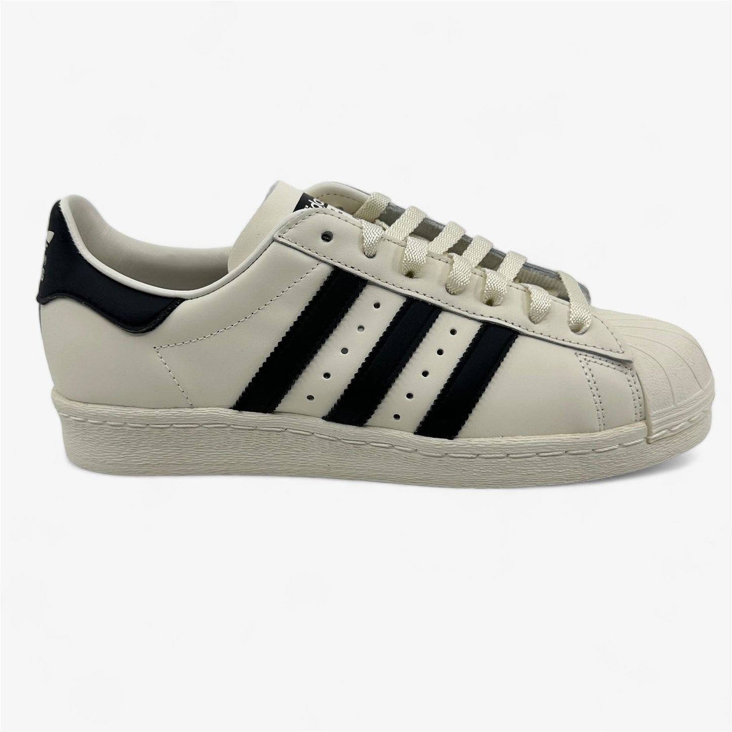 Adidas Superstar 82 Cloud White Black Mens Athletic Sneaker