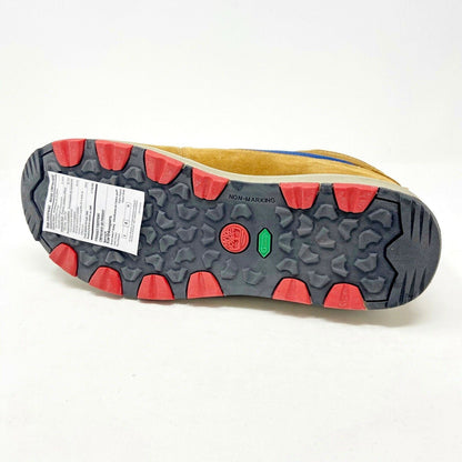 Timberland GT Scramble Mid Wheat Blue Red Kids Nubuck Outdoor Boots 3595R
