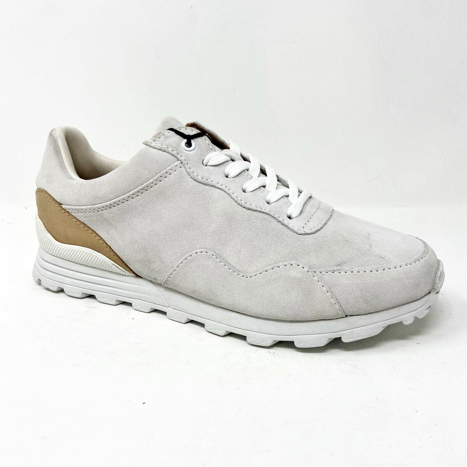 Clae Hoffman American Rag x Clae White Suede Veggie Tan Mens Size 7