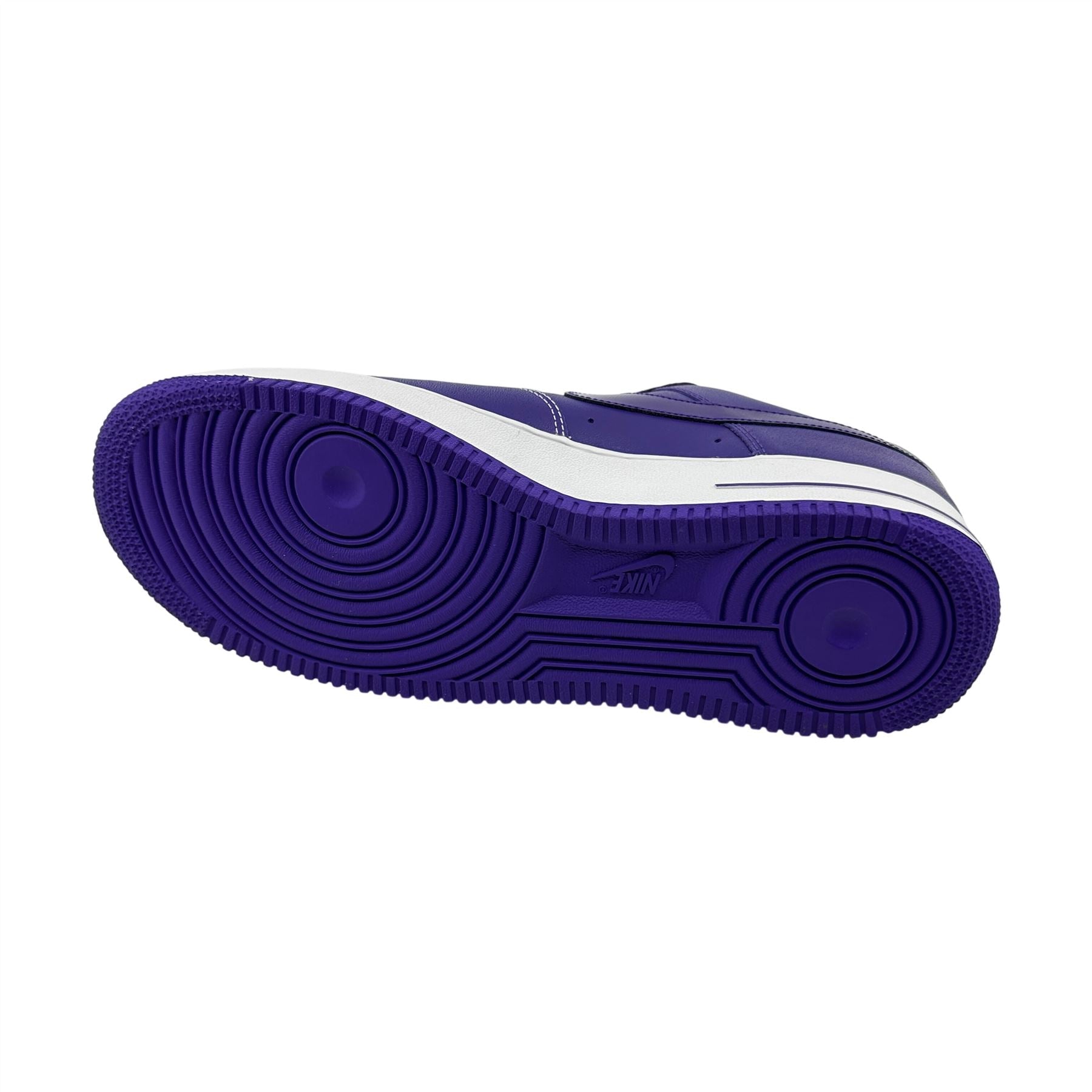Nike Air Force 1 Court Purple White Mens Athletic Sneaker